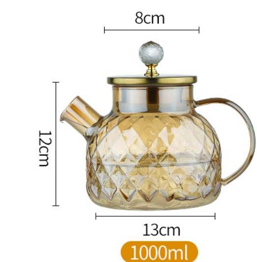 Tea pot;1800 ml- 1500 ml & 100 ML piece Hot/Cold water pitcher with lid and gift wraps.