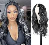 YM-XVA8-HBMP New Florevolved LLC Lace Front Wigs Human Hair 150% Density Full Head Wigs 180% Hair Length with Baby Hair Around 13x4 Unprocessed Natural Black Color (Straight 24 Inch, 99J)…